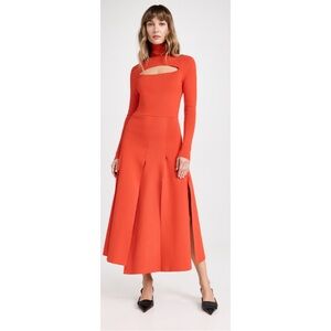 A.W.A.K.E. MODE
Knit‎ Dress with Front Cut Out Red SMALL